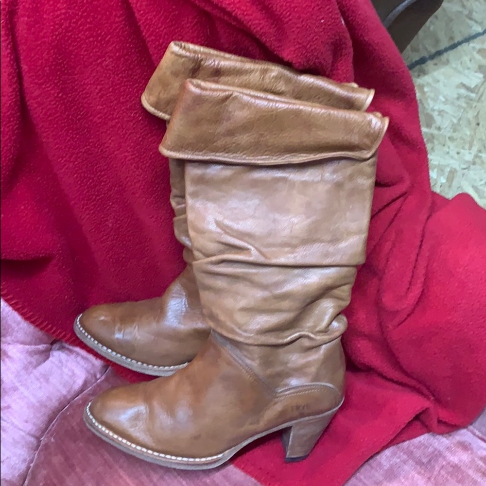 Frye heeled boots